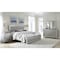 Global Furniture Usa Transitional Glam Mirrored Riley Silver King Bed 3040 - alternate 1